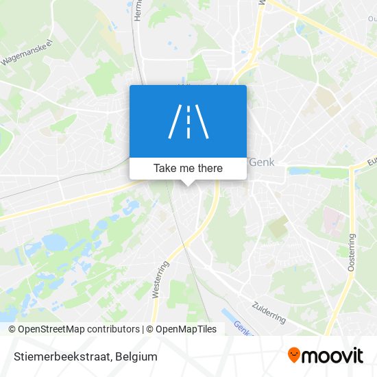Stiemerbeekstraat map