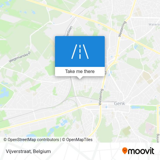 Vijverstraat map