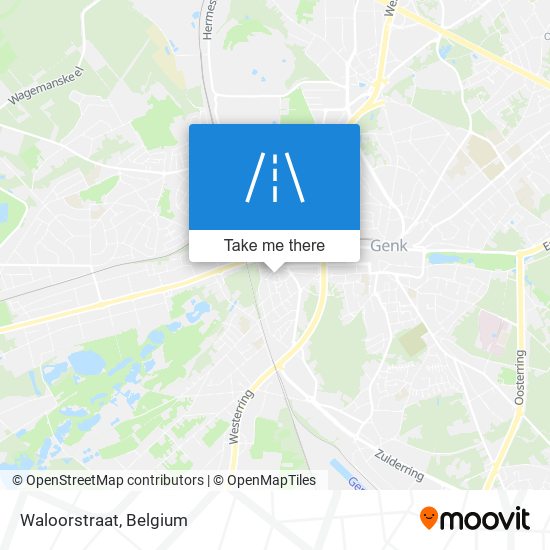 Waloorstraat map