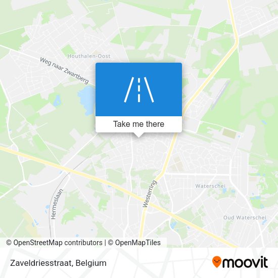 Zaveldriesstraat map