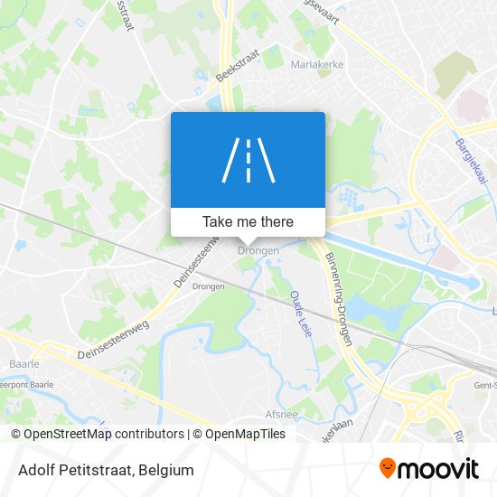 Adolf Petitstraat map