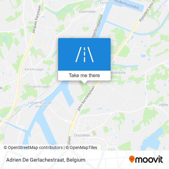 Adrien De Gerlachestraat map