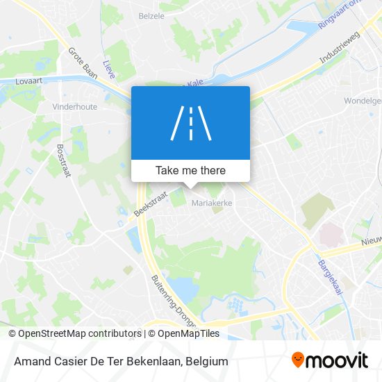 Amand Casier De Ter Bekenlaan map