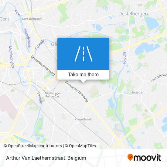 Arthur Van Laethemstraat map