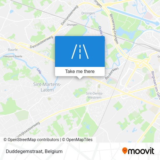 Duddegemstraat map