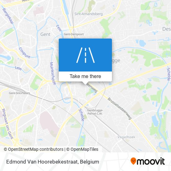 Edmond Van Hoorebekestraat map