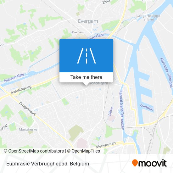 Euphrasie Verbrugghepad map