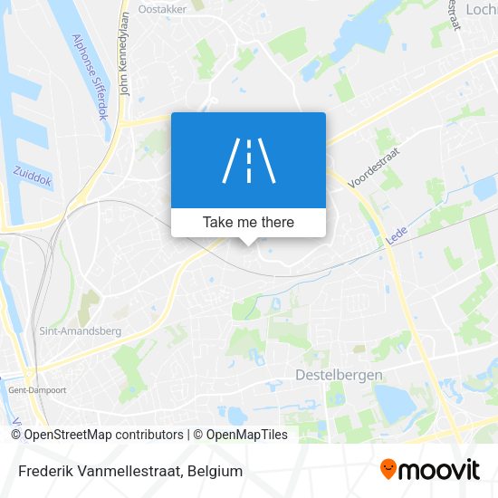 Frederik Vanmellestraat map