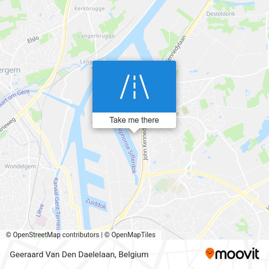 Geeraard Van Den Daelelaan map