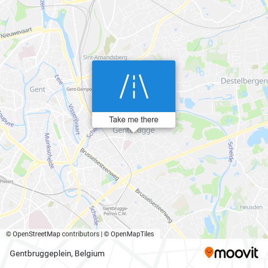 Gentbruggeplein map