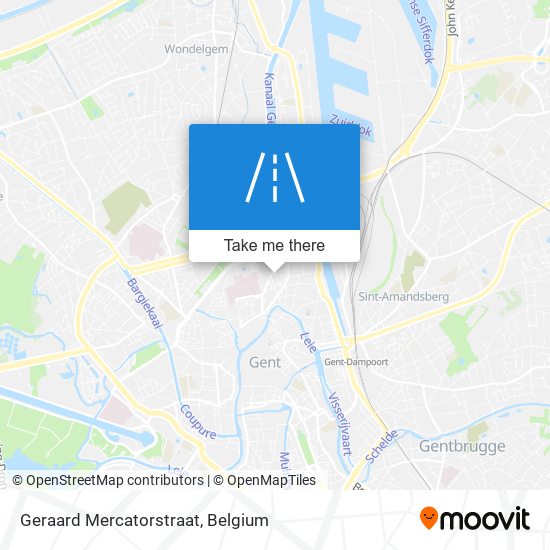 Geraard Mercatorstraat map