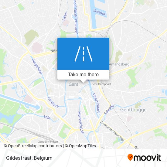 Gildestraat map