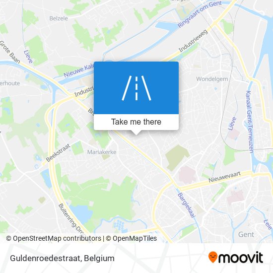 Guldenroedestraat map