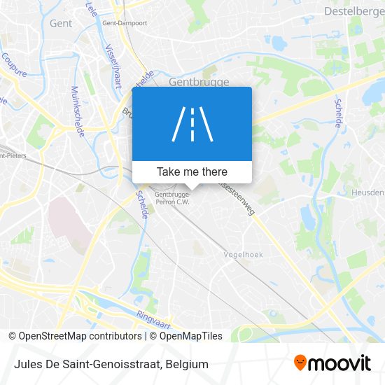 Jules De Saint-Genoisstraat map