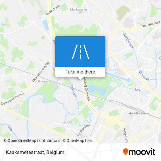 Kaaksmetestraat map