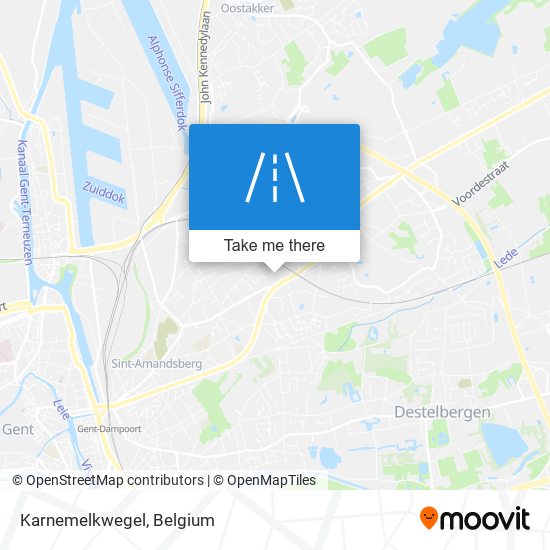 Karnemelkwegel map