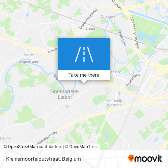 Kleinemoortelputstraat map