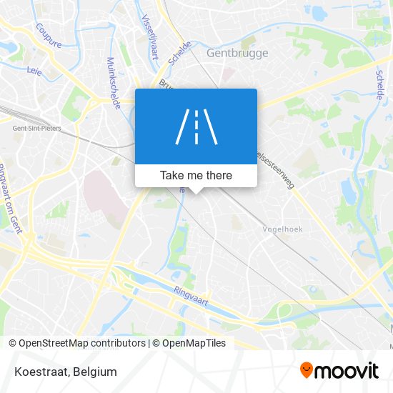 Koestraat map