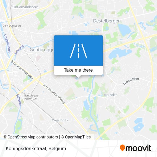 Koningsdonkstraat map