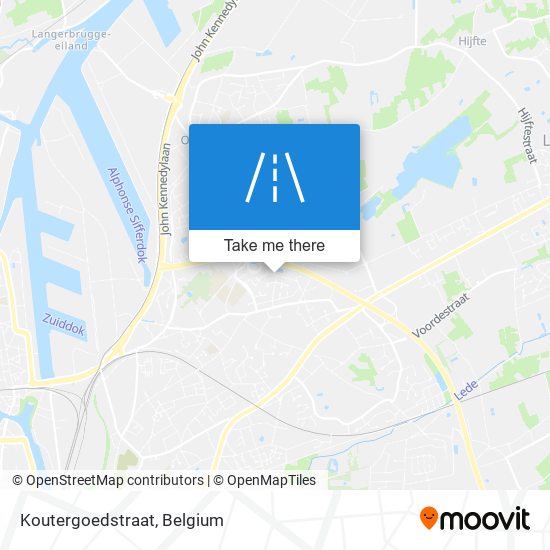 Koutergoedstraat map