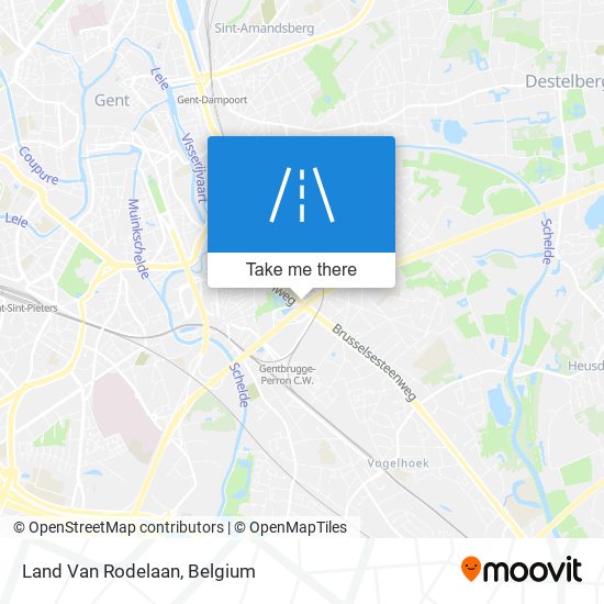 Land Van Rodelaan map