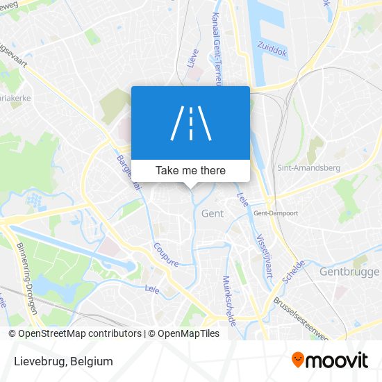 Lievebrug map