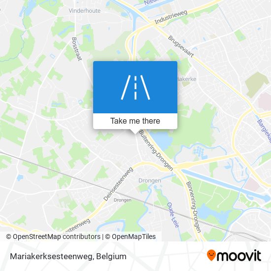 Mariakerksesteenweg map