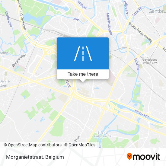 Morganietstraat map