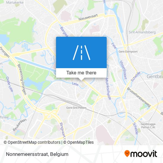 Nonnemeersstraat map