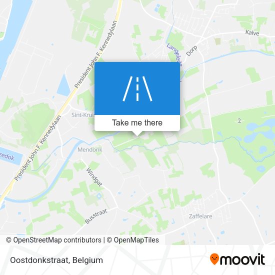 Oostdonkstraat map