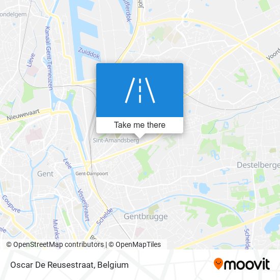 Oscar De Reusestraat map