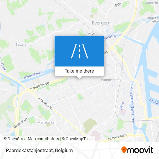 Paardekastanjestraat map