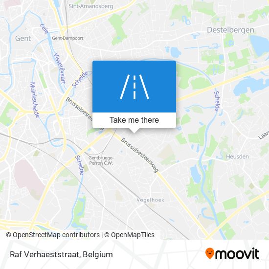 Raf Verhaeststraat map