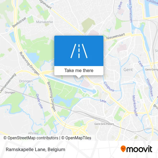 Ramskapelle Lane map