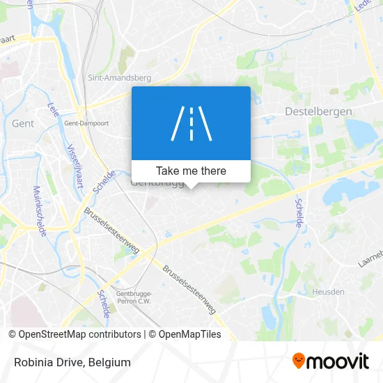 Robinia Drive map