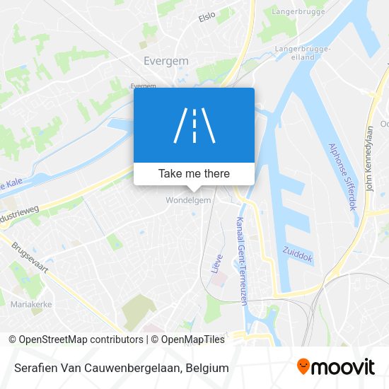 Serafien Van Cauwenbergelaan map