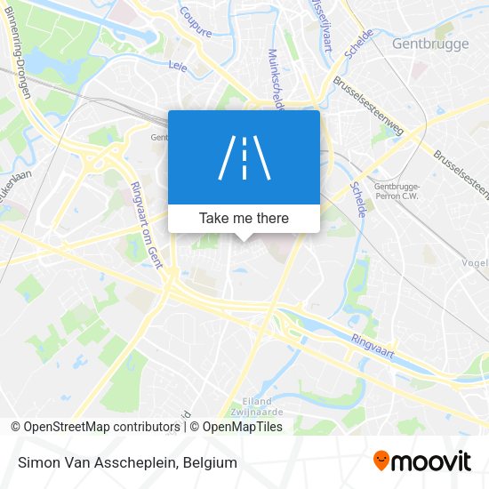 Simon Van Asscheplein map