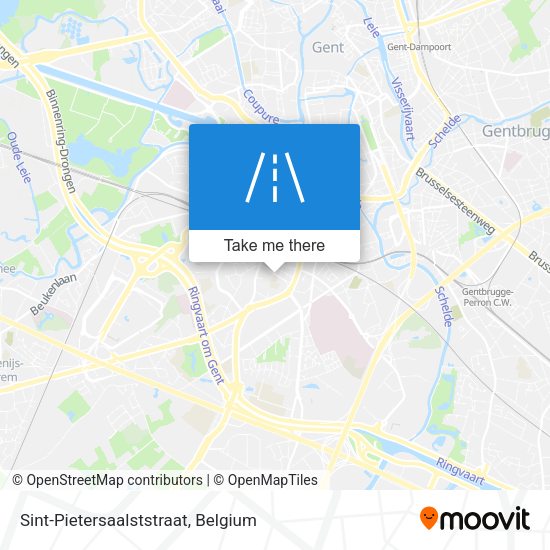 Sint-Pietersaalststraat map