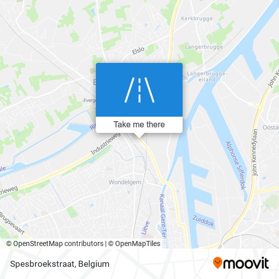 Spesbroekstraat map