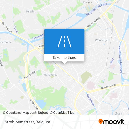 Strobloemstraat map