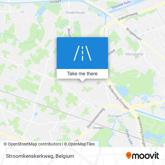 Stroomkenskerkweg map