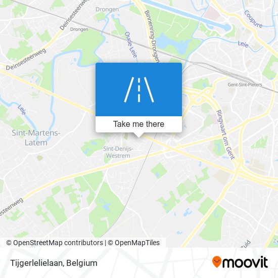 Tijgerlelielaan map