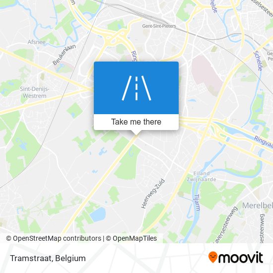 Tramstraat map