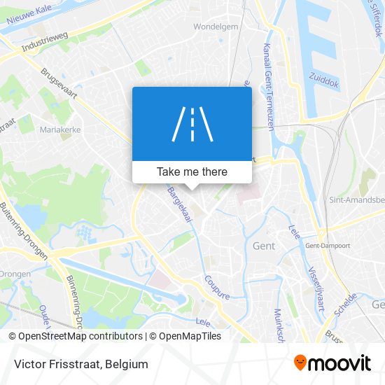 Victor Frisstraat map