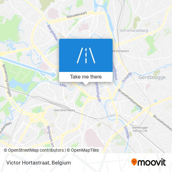 Victor Hortastraat map