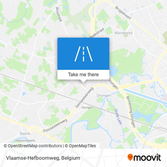 Vlaamse-Hefboomweg map