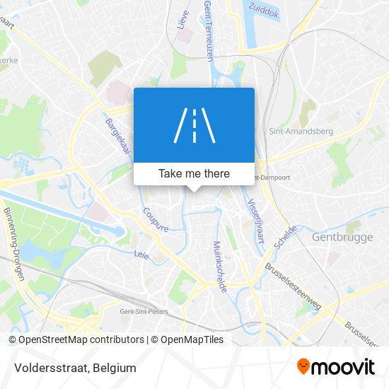 Voldersstraat map