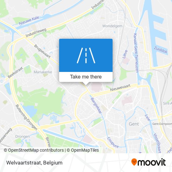 Welvaartstraat map