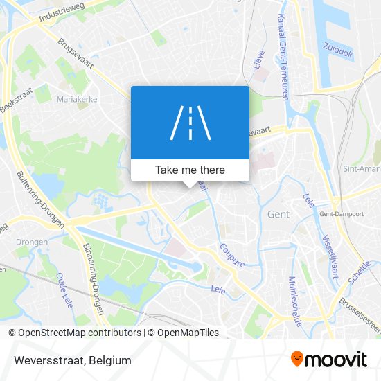 Weversstraat map