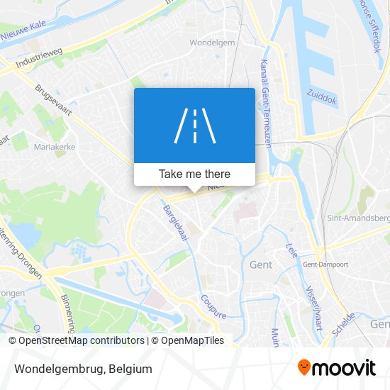 Wondelgembrug map